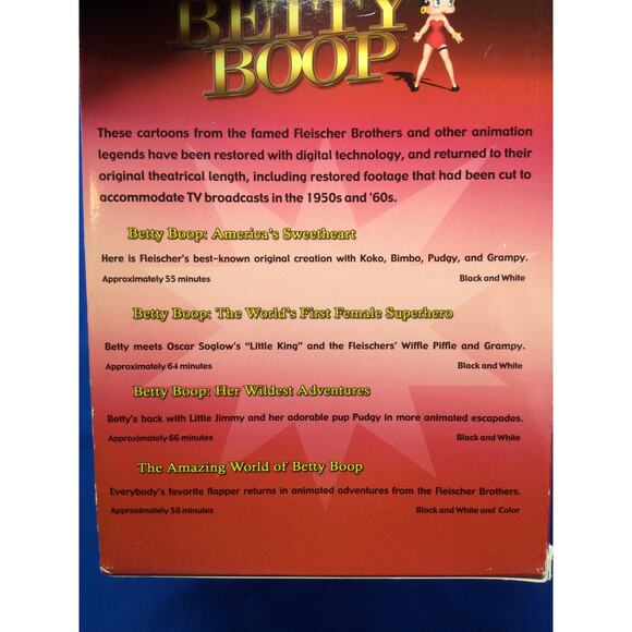 The Best of Betty Boop DVD 4-Pack - Picture 5 of 9